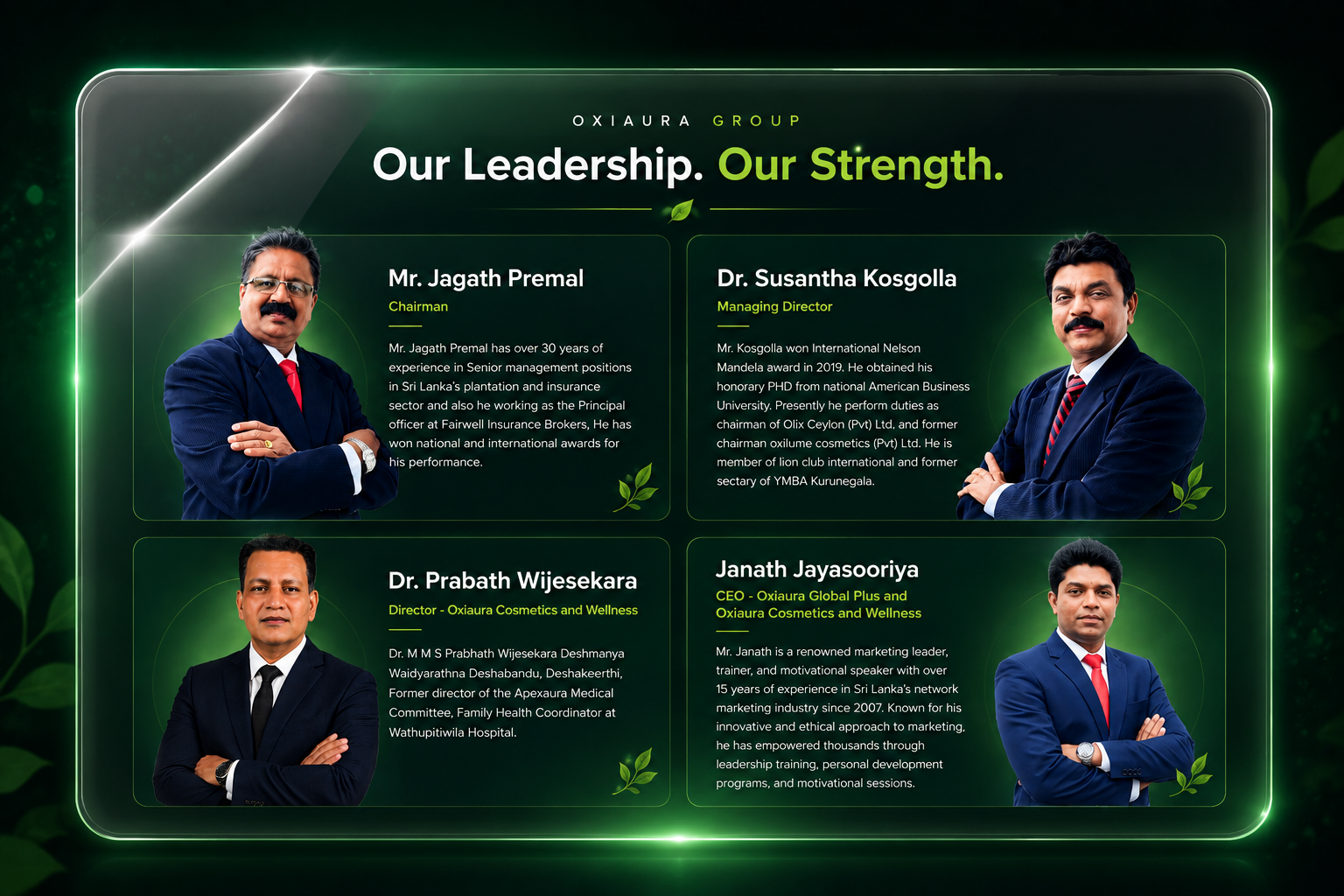 Oxiaura Group Leadership
