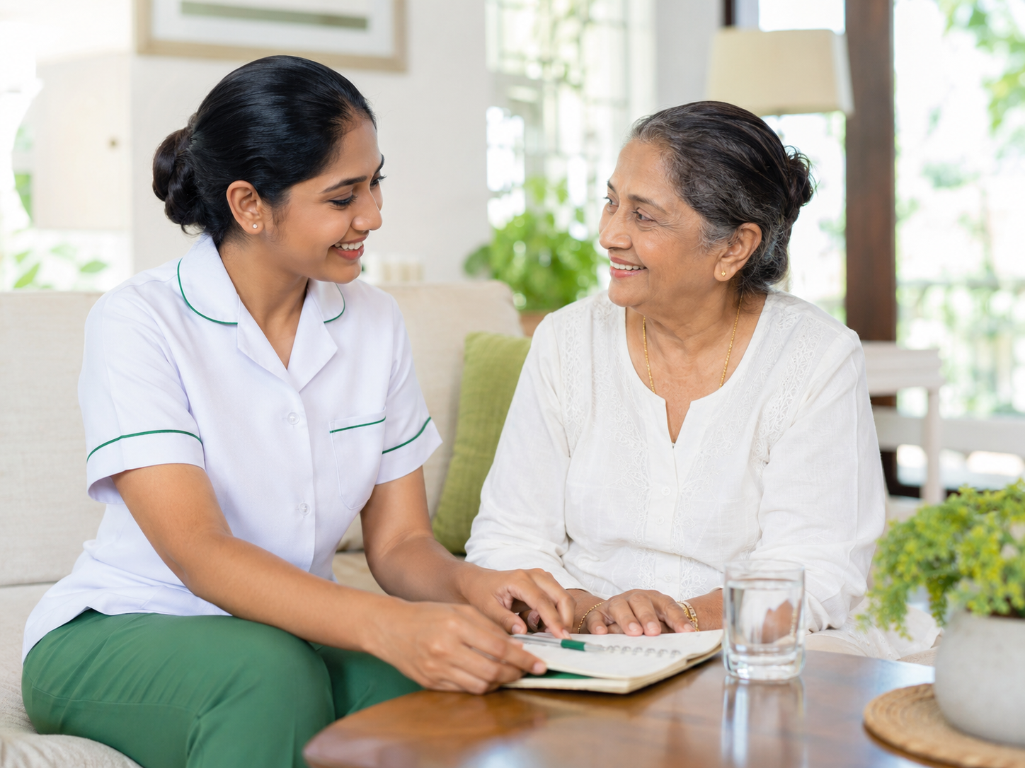 Professional caregiving